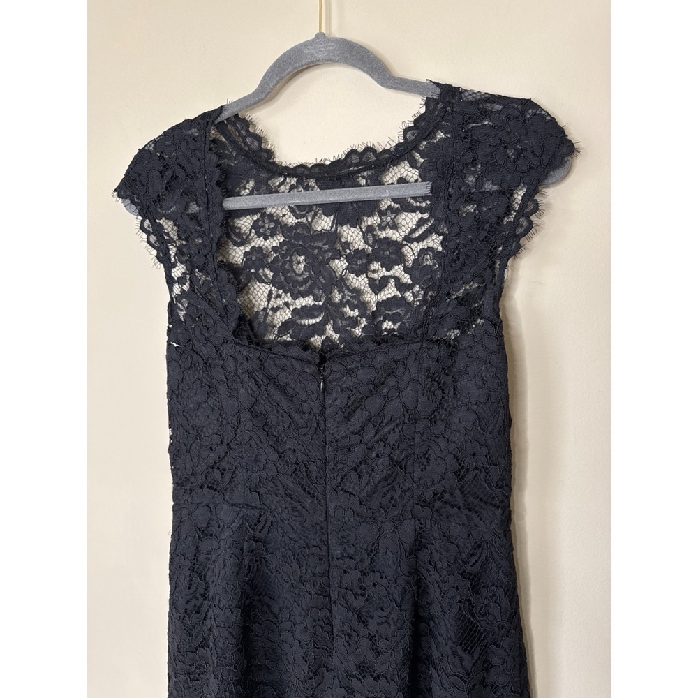 Shoshanna Corlears Olivia Black Lace Dress Size 8 - Picture 4 of 7